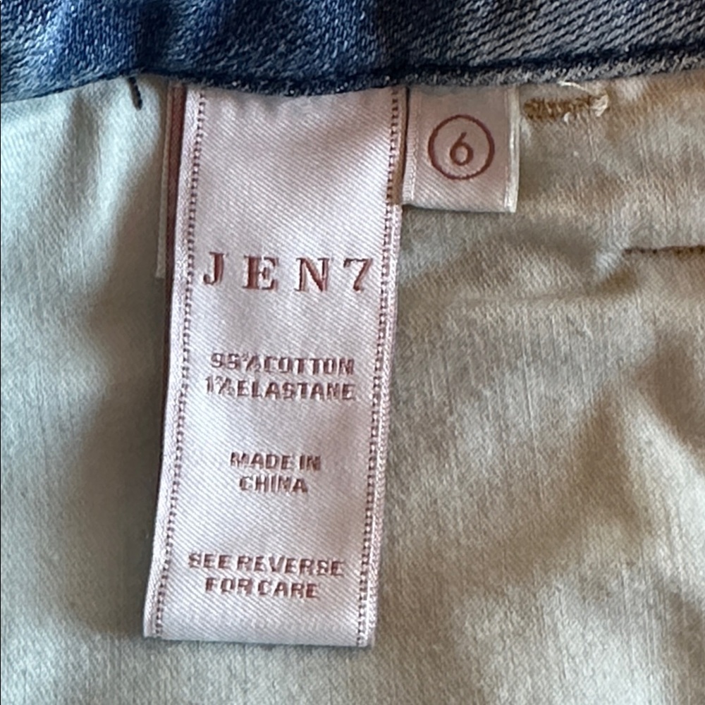 Jen7 By 7 For all Mankind *NWT* Women's Ankle Skinny Sunrise Leopard Jean Pants - Picture 12 of 13